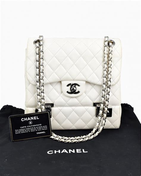 bolsa chanel branca original|farfetch chanel pre owned.